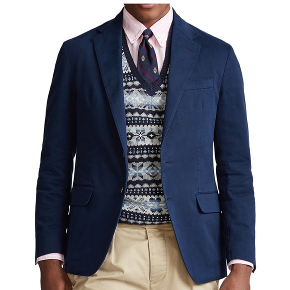 Polo Soft Stretch Chino Suit Jacket 